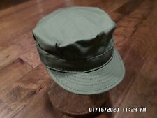 U.S MILITARY WWII REPRODUCTION  HBT CAP HAT SIZE XX- LARGE HERRINGBONE TWILL picture