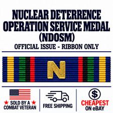 Air Force Nuclear Deterrence Service Medal with 3/4" BRONZE "N" DEVICE (NEW)