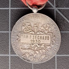 SB1512 FRANCE Medal of Honor Ministry of Commerce & Industry attributed 1930