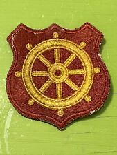 U.S. Military Ports of Embarkation Ship's Wheel Embroidered Patch picture