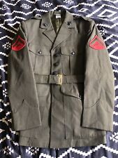 USGI Marine Corps USMC Green Service Alpha Dress Uniform Jacket Coat 40S picture