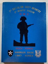 Rare 1987 South Korea DMZ Warrior Base Rock Force US Army Yearbook picture