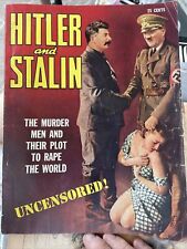 1940 HITLER AND STALIN MAGAZINE, SCARCE ITEM, WW II, GERMANY AND RUSSIA   picture