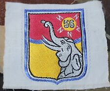 Rare Vietnam War ARVN Bevo Stitch Patch On Silk 56th Elephant Patch a real one picture