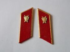 Soviet military Red Collar Tabs for Justice service Officer. New. Original picture