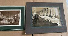 Duo of WW1 Photo s of Nurses and Injured Soldiers in Hospital picture