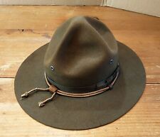 KNOX US Army Officer M 1911 Montana Peak Campaign Hat. 7-1/4 picture