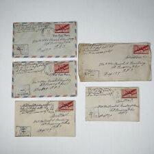 Lot of 5 Letters WWII 1945 Army Pvt Russel Armstrong Soldier to Parents in Ohio picture