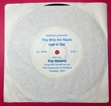 1951 The Ship the Nazis Had to Get Ray Milland (EX) & Old Soldiers Never Die 45s