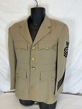 Vintage US Navy Khaki Dress Jacket Aviation Wing picture