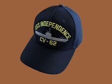 USS INDEPENDENCE CV-62 NAVY SHIP HAT U.S MILITARY OFFICIAL BALL CAP U.S.A MADE picture