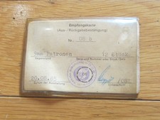 East German Military Pistol Permit Cool Cold War Cool Action Packed POW