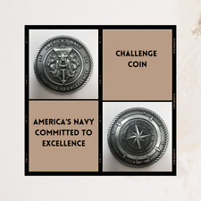 Americas Navy 211 212 Committed to Excellence Challenge Coin NEX Compass picture