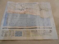 3 RARE Scanned repro maps Omaha Beach WWII D-Day 