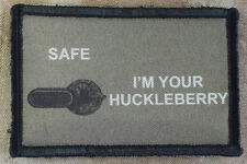 I'm Your Huckleberry AR15 Safety Selector Morale Patch Tactical ARMY Hook Flag picture