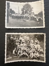Vintage Bulgarian Army Soldiers Construction Labor Group Photos 
