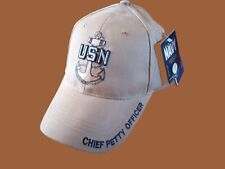 U.S NAVY CHIEF PETTY OFFICER HAT NAVY COYOTE BROWN BASEBALL CAP picture