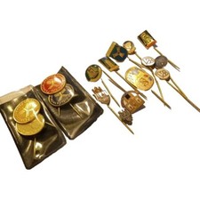 Yugoslavia Yugoslavian Lot 16 Badges Pin Communist Vintage 