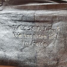 German WW1 Christmas 1917 soldier Bayer Field gift momento souvenir wallet old picture