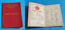 union of working youth - membership card Romanian People's Republic, year 1961