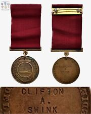 KILLED IN ACTION NAMED WWII NAVY GOOD CONDUCT MEDAL CLIFTON A. SWINK +RESEARCH picture