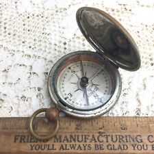 Antique WWI US Engine Department 1918 Navy Pocket Compass Usanite Taylor 1915 picture