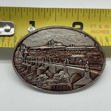 German WHW Prague PRAHA Tinnie Winter Relief Aid Badge Donation 3rd Reich