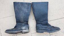 Reproduction REINFORCED German WW2 WWII LEATHER Jack BOOTS US Size 9 picture