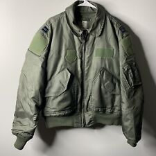 USAF Military Flyers Bomber Jacket Cold Weather 45/p Size Large picture