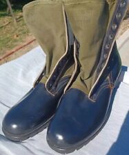 US ARMY VIETNAM WAR JUNGLE BOOTS June 1967 SIZE 12R Vintage Rare New Collectible picture