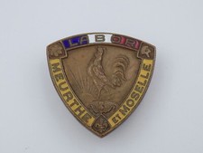 Vintage WWII French Meurthe et Moselle Labor Party Badge