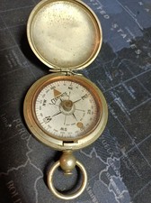 Antique WWI Era Ceebynite Compass Short & Mason *DAMAGED | NEEDS REPAIR*