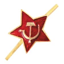 USSR Red Army Star Cockade Hat Badge Znachok Made in Russia Soveit Star 1x1