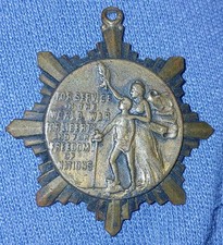 WW1 Service Medal *Brotherhood of Railroad Trainmen"