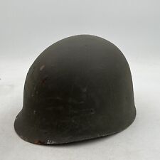 WWII M1 Infantry? Helmet Liner with Chin Strap With Webbing Leather picture