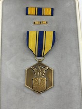 Vintage United States Air Force Commendation Medal Set - Named/Engraved