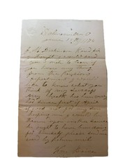 1874 Civil War Veteran Letter 169Th New York Infantry Wm Boice Pension Inquiry