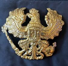 Reproduction WW1 Prussian Helmet Plate for Spiked Helmet Brass Pickelhaube picture