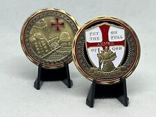 Armor of God Templar Challenge Put on the Full Armor of God Pray Always Coin picture