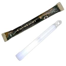 Chem Lights Glow Sticks White Light One Pack Of 10 Lights picture