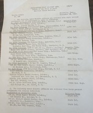 WWII 1940 US Army Military Special Orders 188 Reserve Officers Signed Document