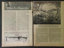 Browning Automatic Rifle BAR M1918A2 WWII 1944 pictorial picture