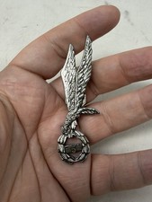 Polish Airborne Paratrooper Badge WWII Eagle 5 Jumps Screwback Insignia