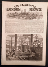 Oct.3,1863 Illustrated London News LONDON RAILWAY BRIDGE, WAR AUSTRALIA, 32 PAGE