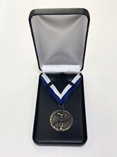 Bronze General Award Medal 2” Diameter With 16” Hanging Ribbon, And Display Case picture