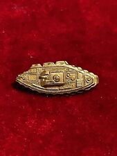Iraq-Vintage Iraqi Armored Corp Insignia Metal Pin, 1980’s picture