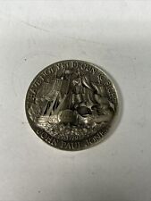 1+ OZ. 9.25 SILVER I HAVE NOT YET BEGAN TO FIGHT 1779 JOHN PAUL JONES COIN+GOLD picture