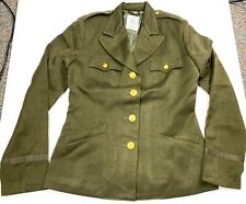 WWII US ARMY WOMEN'S FEMALE OFFICER PX CLASS A JACKET TUNIC-MEDIUM picture
