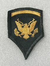 U.S. Army Vietnam Era Female Specialist Rank Gold Eagle Patch picture