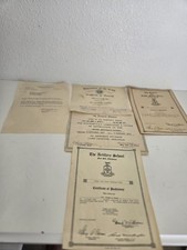 1955 Paper Military Document Lot Army: Awards,Training,Certification
